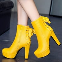 Žene Retro ravne dno cipele Casual čizme plus veličina klizanja na dvostrukim patentnim cipelama