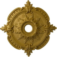 Ekena Millwork 3 8 od 3 4 ID 5 8 P Benson Classic plafon medaljon , Ručno obojene faraona zlato