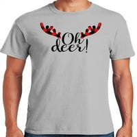 Grafička Amerika Svečani božićni odmor Buffalo karirani muški grafički T-Shirt kolekcija