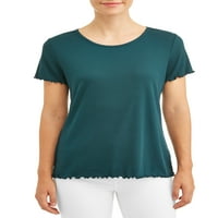 Ženska kratka rukava zelena salata Edge T-Shirt, pakovanje