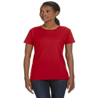 Ženski Clementine Ringspun Srednje Težine Mid-Scoop T-Shirt