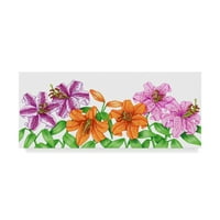 Zaštitni znak likovne umjetnosti' cvjetni ljiljani ' platno Art by Kimura Designs