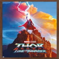 Marvel Thor: Ljubav i grmljavina - Moćni Thor Jedan zidni poster, 14.725 22.375 uokviren