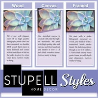 Kolekcija dekora Stupell Home Bomplean CORAL CACTI prevelizirani su uokvireni giclee teksturisana umjetnost,