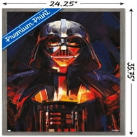 Star Wars: Obi-Wan Kenobi - Darh Vader Slikarski zidni poster, 22.375 34 Uramljeno