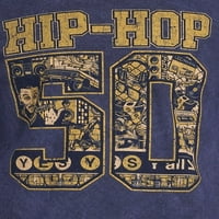 Hip Hop 50. muška i velika Muška grafička majica kratkih rukava, veličine s-3XL