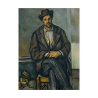 Zaštitni znak likovne umjetnosti' sjedeći seljački ' platnena Umjetnost Paula Cezannea