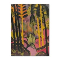 Zaštitni znak likovne umjetnosti' Trunks And Foliage ' platno Art Johann Walters