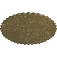 5 8 od 2 P Shakuras plafon medaljon, Ručno obojene Mississippi blato pucketanje