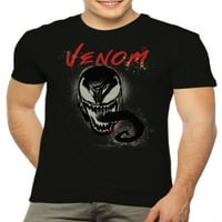 Marvel Venom Airbrush jezik muška i velika Muška grafička majica
