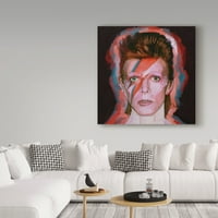 Zaštitni znak likovne umjetnosti 'David Bowie Aladdin-Sane' platno Art Howie Green