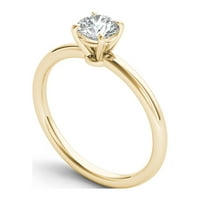 Carat T. W. Diamond Solitaire 14kt zaručnički prsten od žutog zlata