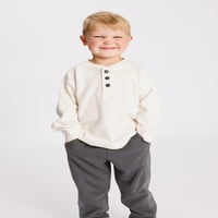 easy-peasy dječak Dugi rukav Henley T-Shirt, veličine mjeseci-5t