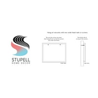 Stupell Industries kroz pogled na prozor Primorski cvjetnjak scena slika siva uokvirena Umjetnost Print zidna