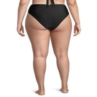 Ženske plus veličine Bikini kupaćih kostima visokog struka sa pojasom