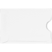 Luxpaper rukavi za kreditne kartice i poklon kartice, lb, bijeli, Paket, Veličina 1 2