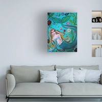 Prisarts' Mermaid Under The Sea ' Canvas Art