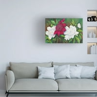 Joanne Porter' Alstroemeria and Tulips ' Canvas Art